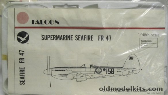 Falcon 1/48 Supermarine Seafire FR47 - Bagged plastic model kit